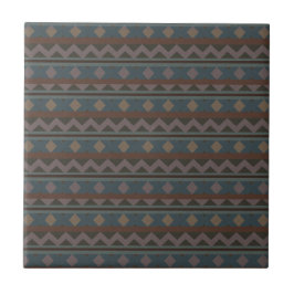 Aztec Native American Geometric Design Tiles Kakelplatta