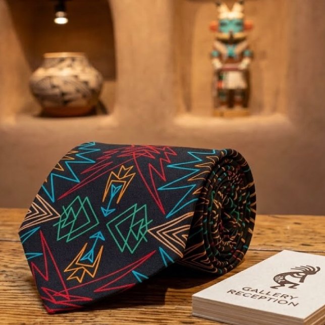 Aztec Native American Geometriskt Linjärt Mönster  Slips (Skapare uppladdad)