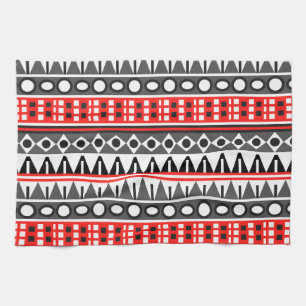 Aztec Native mönster Kökshandduk