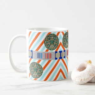Aztec Orange Rand Mugg