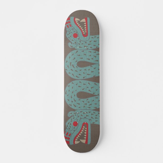 Aztec ormSkateboard Skateboard Bräda 19,5 Cm (Framsida)