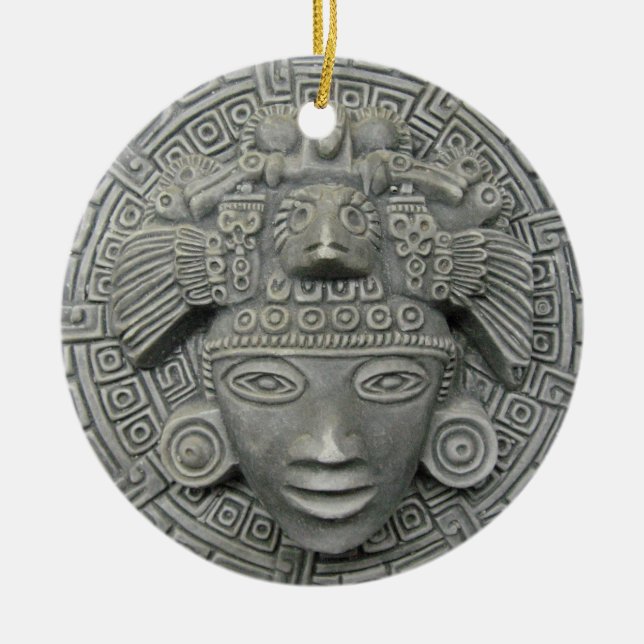Aztec Ornaments Julgransprydnad Keramik (Framsidan)
