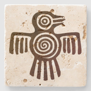 Aztec örnkustfartyg stenunderlägg