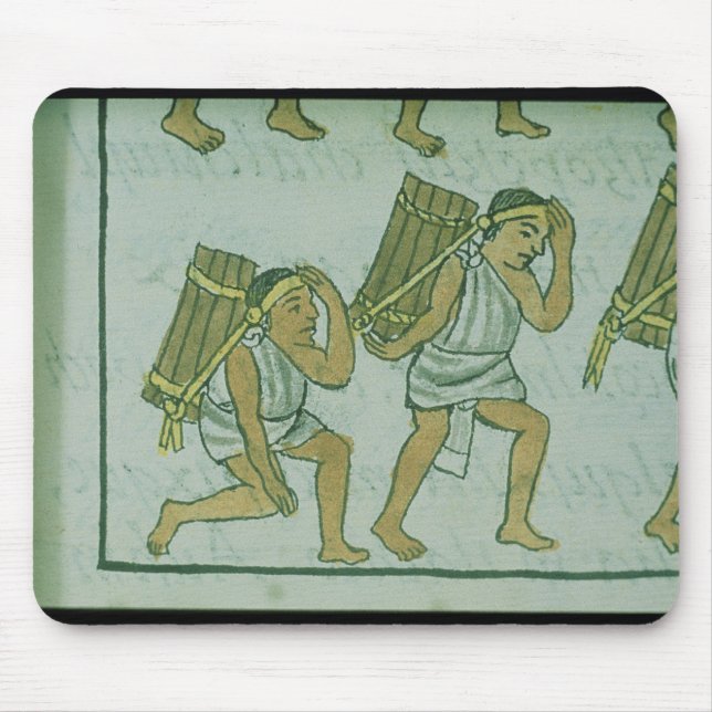 Aztec portvakter, från 'den Florentine Codex'en Musmatta (Framsidan)