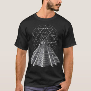 Aztec Pyramid Ancient Mayan Civilisation History M T Shirt