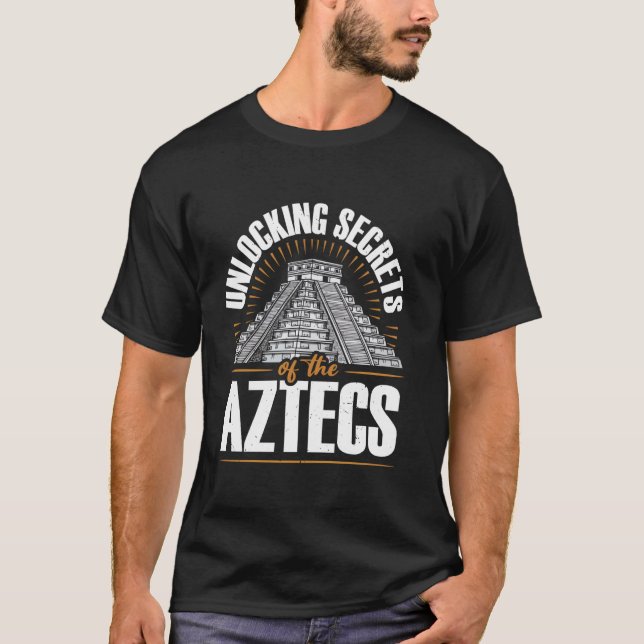 Aztec Pyramid Mayan Indiverse Mexican Aztec Jagua T Shirt (Framsida)