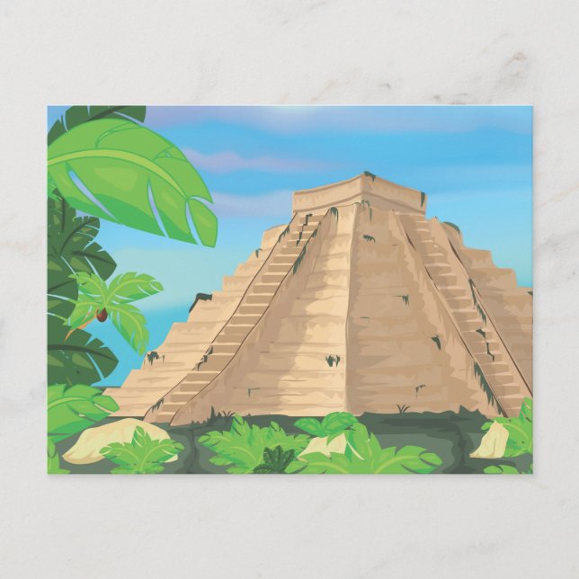 Aztec Pyramid Vykort (Framsida)
