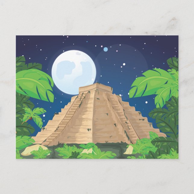 Aztec Pyramid Vykort (Framsida)