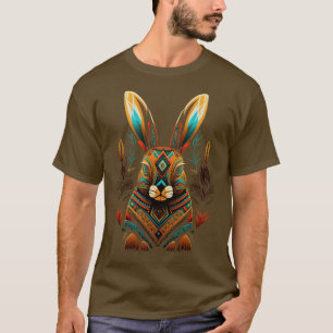 Aztec Rabbit Azteca Art Ingenen Mexico Stil An T Shirt
