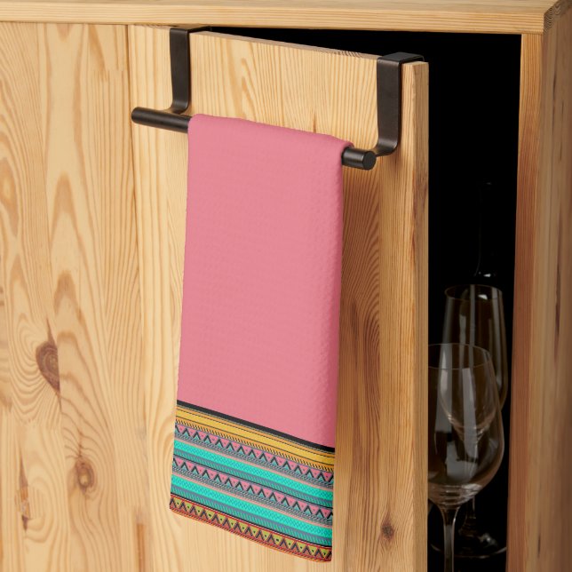 Aztec rand kökshandduk (Thirds Fold)