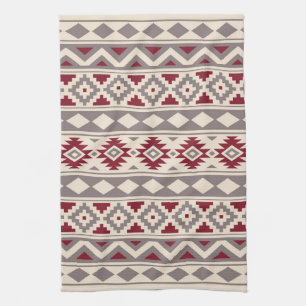 Aztec röd extraktPtn IIIb kräm- Taupe Kökshandduk