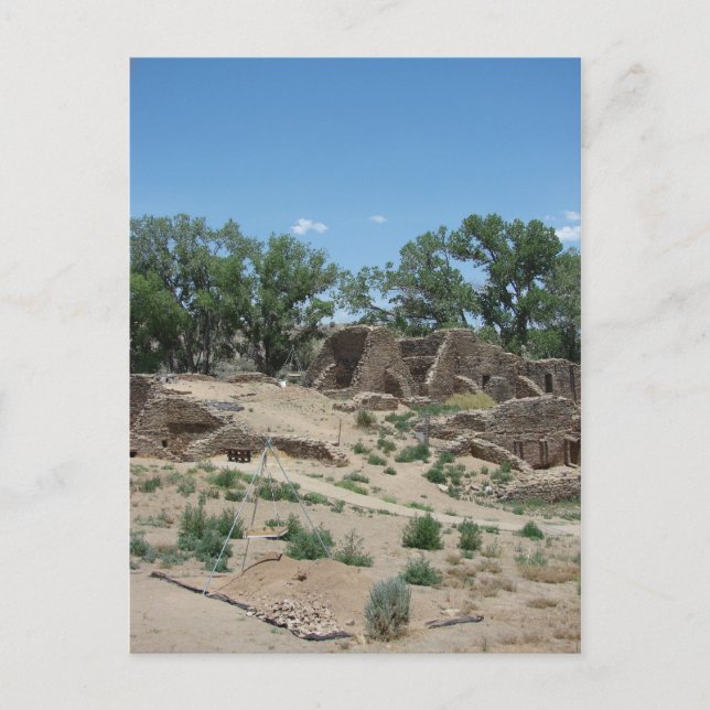 Aztec Ruins III Vykort (Framsida)