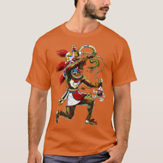 Aztec Serpent Gud Quetzalcoatl T Shirt