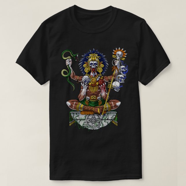 Aztec Shaman T Shirt (Design framsida)