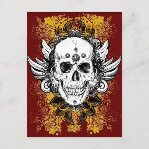 Aztec-Skalle Vykort