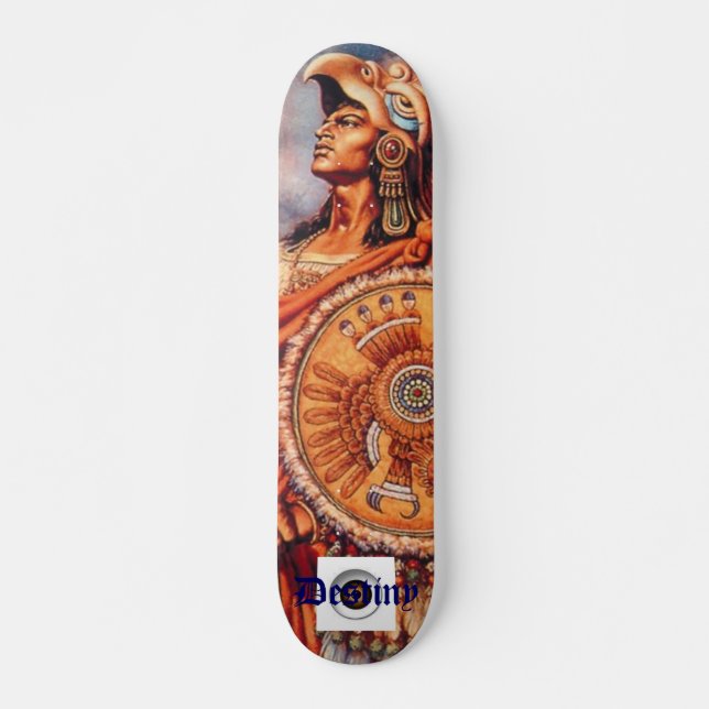 aztec skateboard bräda 21,5 cm (Framsida)