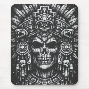 Aztec Skull Headdress av BurnsInHell Musmatta