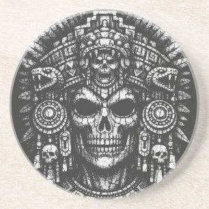 Aztec Skull Headdress av BurnsInHell Underlägg