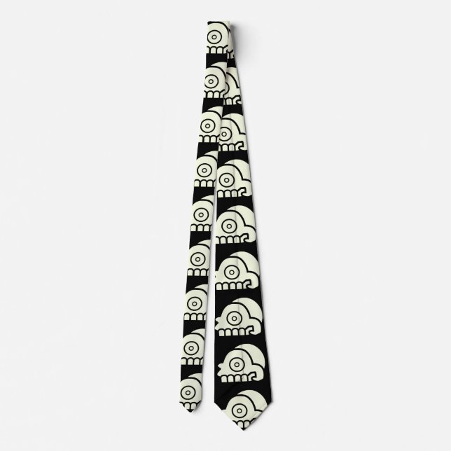 Aztec Skull Tie Slips (Baksida)