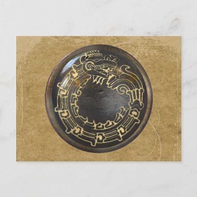 Aztec Snake Vykort (Framsida)