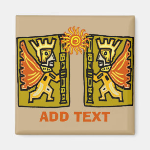 Aztec Sol, redigera text, Magnet