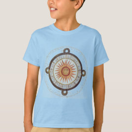 Aztec Sol Stone Calendar T Shirt