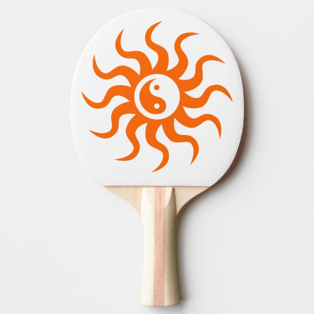 Aztec Sol-Yin Yang/Orange Pingisracket (Framsidan)