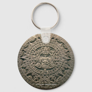 Aztec "solkalender," Mexico - stad Nyckelring