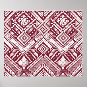 Aztec, sömlös mönster poster