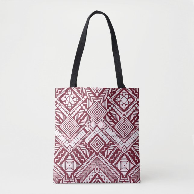 Aztec, sömlös mönster tygkasse (Framsida)