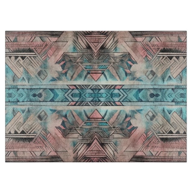 Aztec Southwest Pastel Rosa and Blue (Framsidan)