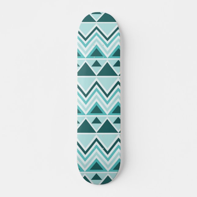 Aztec sparrar för Andes stam- bergtrianglar Skateboard Bräda 20,5 Cm (Framsida)