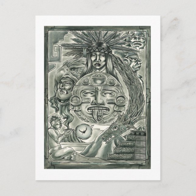 Aztec Spirit Vykort (Framsida)