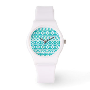 Aztec stam- mönster för krickaGrunge Armbandsur