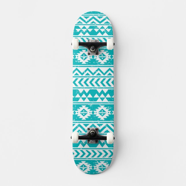 Aztec stam- mönster för krickaGrunge Skateboard Bräda 20,5 Cm (Framsida)