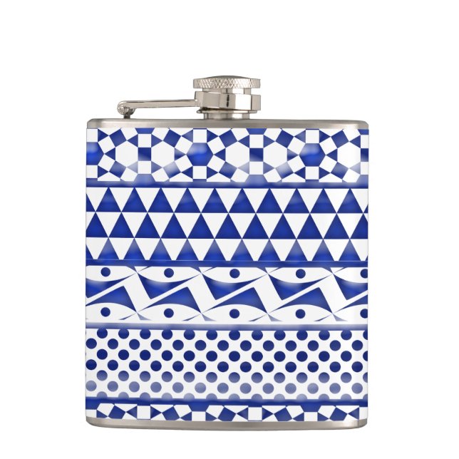 Aztec stam- tryck Pattrn för Fickplunta (Framsidan)