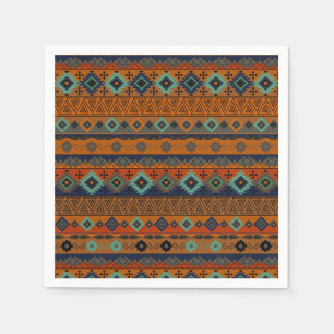 Aztec-stammen mönster. pappersservett