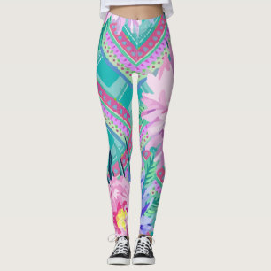 Aztec-stamskrift Leggings