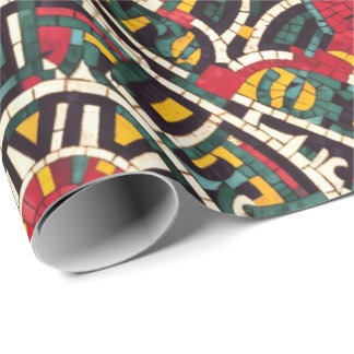 Aztec Stil Wrapping Papper Presentpapper