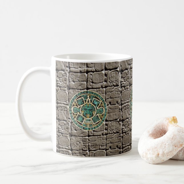 Aztec Stone Blue Mugg (Med munk)