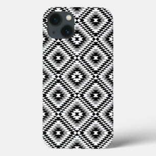 Aztec Styliserad BW+Grått-symbol Mönster