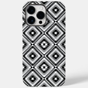 Aztec Styliserad BW+Grått-symbol Mönster