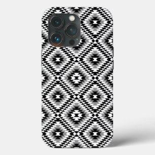 Aztec Styliserad BW+Grått-symbol Mönster