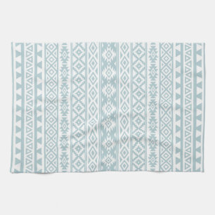 Aztec Stylized blått & vit för mönsterankaägg Kökshandduk