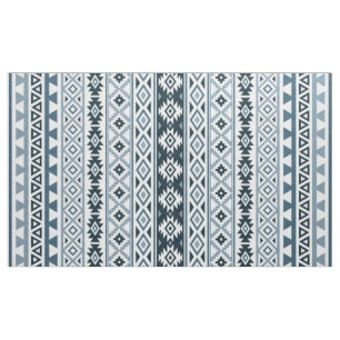 Aztec Stylized mönsterGrått-Deppigheter & vit Tyg