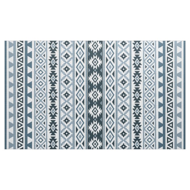 Aztec Stylized mönsterGrått-Deppigheter & vit Tyg (Yard)