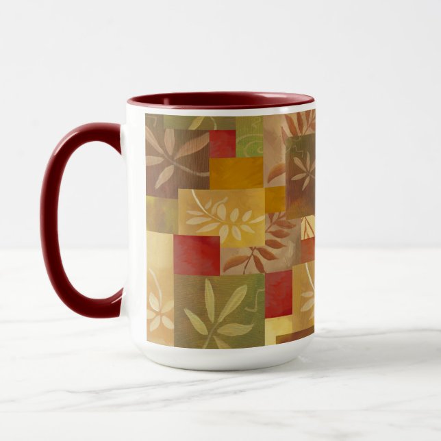 Aztec Sunset-kaffe mugg. Mugg (Vänster)