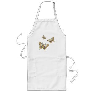 Aztec Swallowtail Apron Långt Förkläde