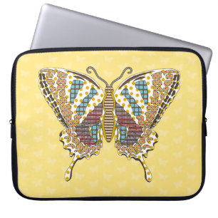 Aztec Swallowtail Datorskydd Laptop Fodral