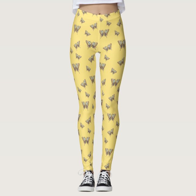 Aztec Swallowtail Leggings (Framsida)